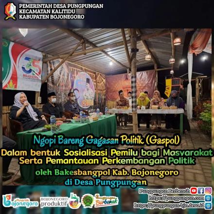 Bupati Bojonegoro Ngopi Bareng Masyarakat Desa Pungpungan 